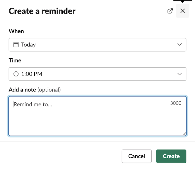 Schedule reminders at a custom time